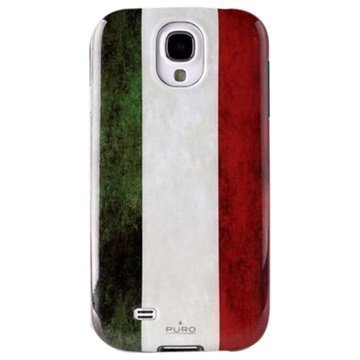 Samsung Galaxy S4 I9500 I9505 Puro Suojakuori Italian Lippu