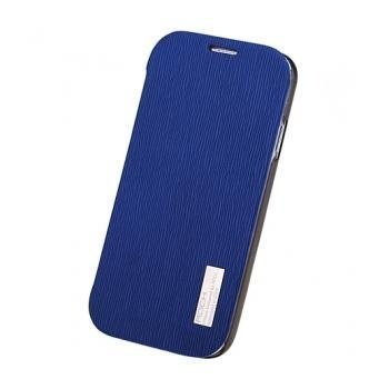 Samsung Galaxy S4 I9500 I9505 Rock Elegant Läppäkotelo Sininen
