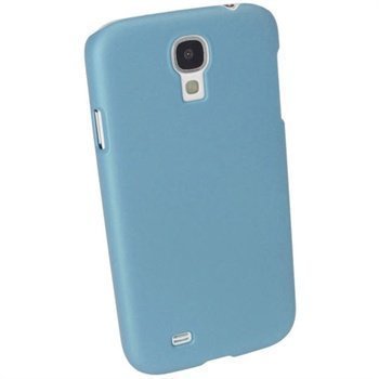 Samsung Galaxy S4 I9500 I9505 iGadgitz Kumipintainen PC Kovakantinen Suojakuori Sininen