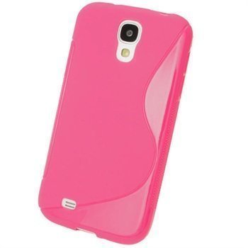 Samsung Galaxy S4 I9500 I9505 iGadgitz S-Linja TPU-Suojakotelo Pinkki