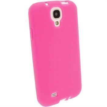 Samsung Galaxy S4 I9500 I9505 iGadgitz Silikonikotelo Pinkki