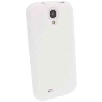 Samsung Galaxy S4 I9500 I9505 iGadgitz Silikonikotelo Valkoinen