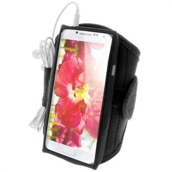 Samsung Galaxy S4 I9500 I9505 iGadgitz Sports Jogging Armband Black