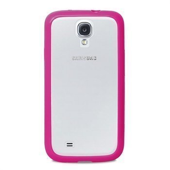 Samsung Galaxy S4 I9500 Puro Clear Silikonikotelo Pinkki