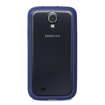 Samsung Galaxy S4 I9500 Puro Clear Silikonikotelo Sininen