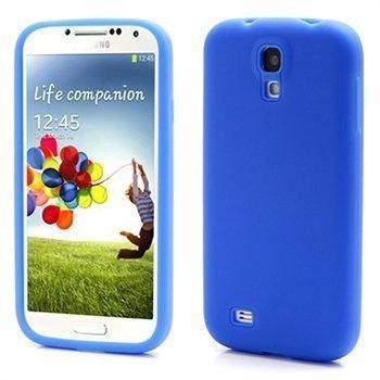 Samsung Galaxy S4 I9500 Silikoni Kotelo Sininen