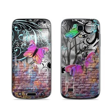 Samsung Galaxy S4 Mini Butterfly Wall Suojakalvo