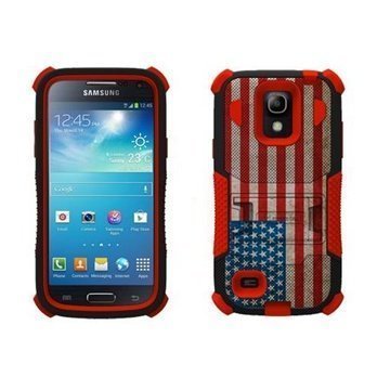 Samsung Galaxy S4 Mini I9190 Beyond Cell Tri Shield Case American Flag