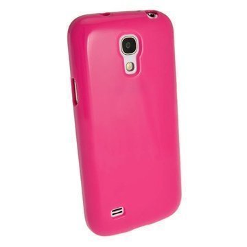 Samsung Galaxy S4 Mini I9190 I9192 I9195 iGadgitz Crystal TPU-Kotelo Pinkki