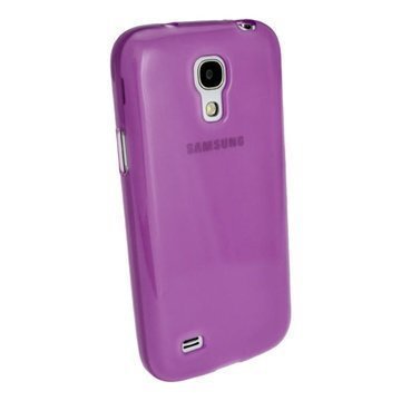 Samsung Galaxy S4 Mini I9190 I9192 I9195 iGadgitz Crystal TPU-Kotelo Violetti