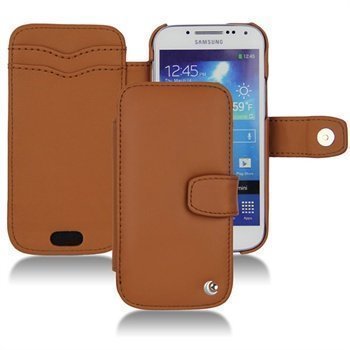 Samsung Galaxy S4 Mini I9190 Noreve Tradition B Wallet Leather Case Brown