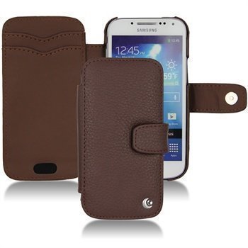 Samsung Galaxy S4 Mini I9190 Noreve Tradition B Wallet Leather Case Chestnut