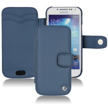 Samsung Galaxy S4 Mini I9190 Noreve Tradition B Wallet Nahkakotelo Indigonsininen