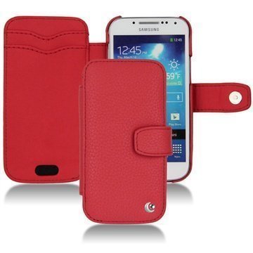 Samsung Galaxy S4 Mini I9190 Noreve Tradition B Wallet Nahkakotelo Tomaatti