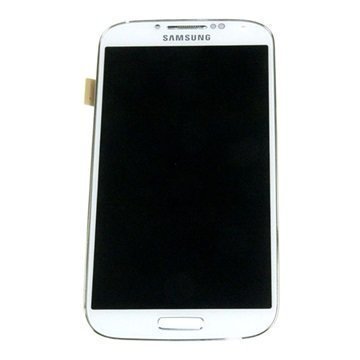 Samsung Galaxy S4 Value Edition I9515 Etukuori & LCD Näyttö Valkoinen