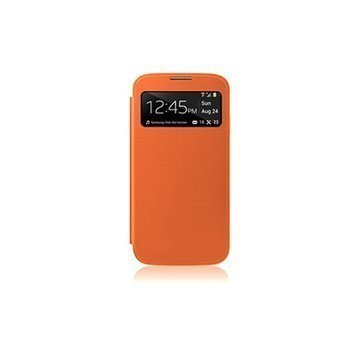 Samsung Galaxy S4 i9500 i9505 Naztech ID Flip Cover Orange