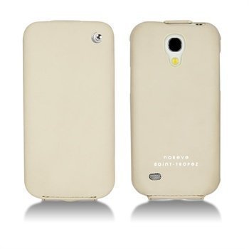 Samsung Galaxy S4 mini I9190 I9192 Noreve Tradition Läpällinen Nahkakotelo Beige