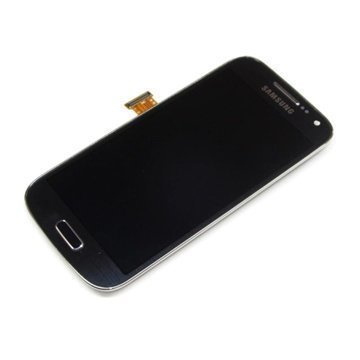 Samsung Galaxy S4 mini I9190 I9195 Etukuori & LCD-näyttö Musta