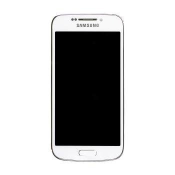 Samsung Galaxy S4 zoom Etukansi & LCD-Näyttö Valkoinen