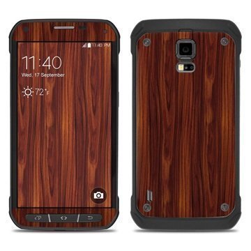 Samsung Galaxy S5 Active Dark Rosewood Suojakalvo