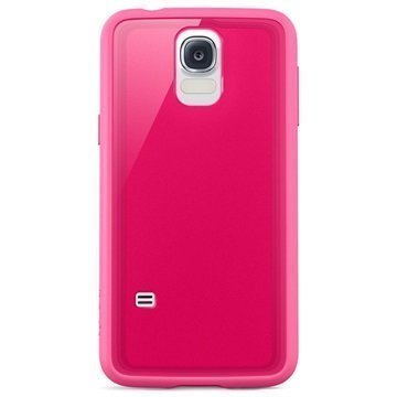 Samsung Galaxy S5 Belkin Protect Grip Vue TPU Suojakuori Pinkki