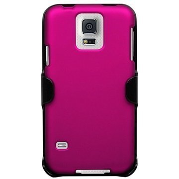 Samsung Galaxy S5 Beyond Cell 3in1 Combo Kotelo Kuuma Pinkki