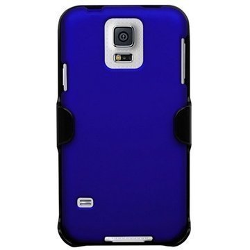 Samsung Galaxy S5 Beyond Cell 3in1 Combo Kotelo Tumman Sininen