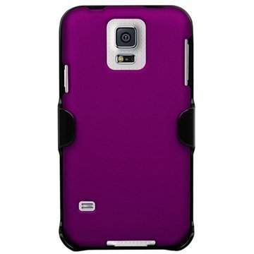Samsung Galaxy S5 Beyond Cell 3in1 Combo Kotelo Violetti