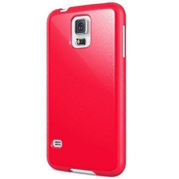 Samsung Galaxy S5 Beyond Cell Gem Shield Glitter TPU-Kotelo Kuuma Pinkki