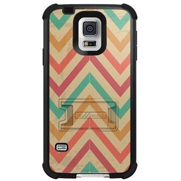 Samsung Galaxy S5 Beyond Cell Tri Shield Hybrid Kotelo Pastelli V-muoto