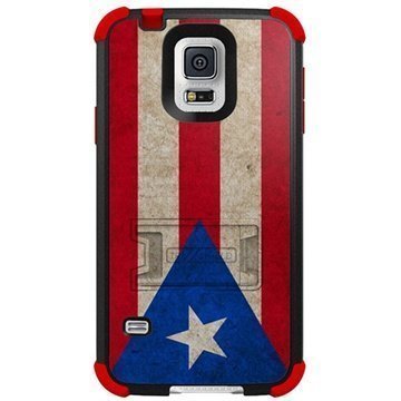 Samsung Galaxy S5 Beyond Cell Tri Shield Hybrid Kotelo Puerto Ricon Lippu