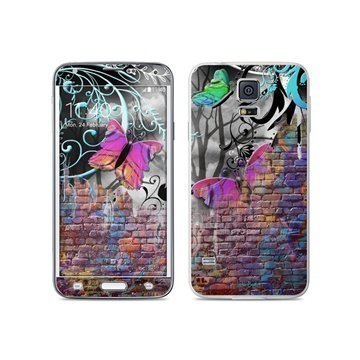 Samsung Galaxy S5 Butterfly Wall Suojakalvo