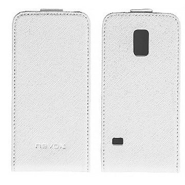 Samsung Galaxy S5 Mini Nevox Relino Läppäkotelo Valkoinen / Harmaa