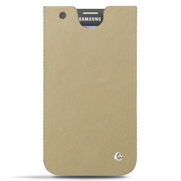 Samsung Galaxy S5 Noreve Tradition C Nahkakotelo Beige