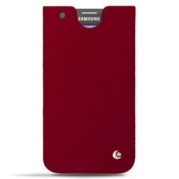 Samsung Galaxy S5 Noreve Tradition C Nahkakotelo Punainen