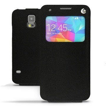 Samsung Galaxy S5 Noreve Tradition D Flip Leather Case Ebene