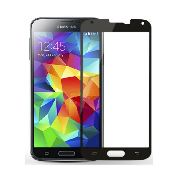 Samsung Galaxy S5 Panssarilasi 2.5d Full Cover Kulta