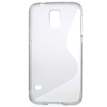 Samsung Galaxy S5 S-Curve TPU-Kotelo Harmaa