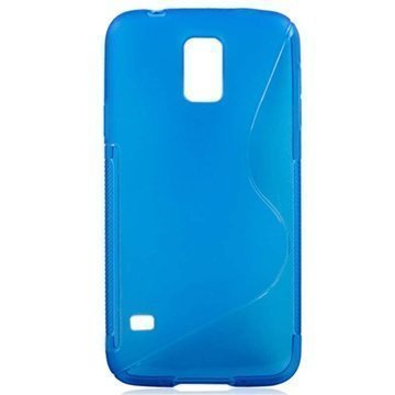 Samsung Galaxy S5 S-Curve TPU-Kotelo Sininen
