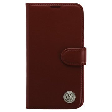Samsung Galaxy S5 Volkswagen Book Nahkakotelo Salsa Punainen