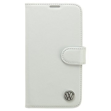 Samsung Galaxy S5 Volkswagen Book Nahkakotelo Valkoinen