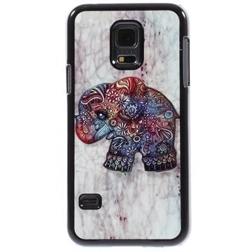 Samsung Galaxy S5 mini Metallinen Kova Kotelo Norsu