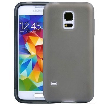 Samsung Galaxy S5 mini TPU Läppäkotelo Harmaa