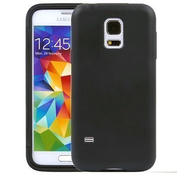 Samsung Galaxy S5 mini TPU Läppäkotelo Musta