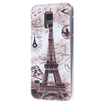 Samsung Galaxy S5 mini TPU Suojakuori Eiffel Torni