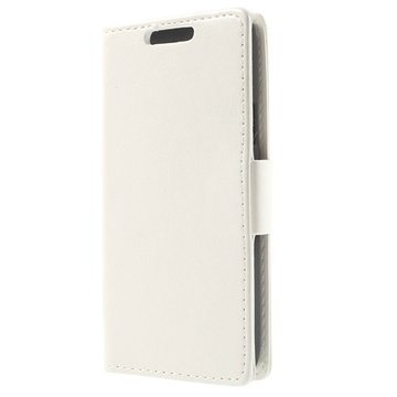 Samsung Galaxy S5 mini Wallet Nahkakotelo Valkoinen