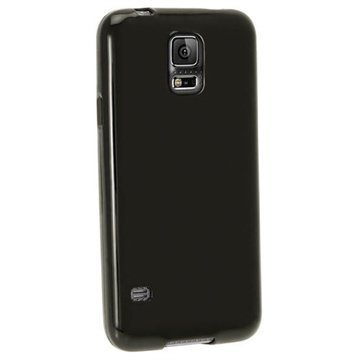 Samsung Galaxy S5 mini iGadgitz TPU-Suojakotelo Solid Musta