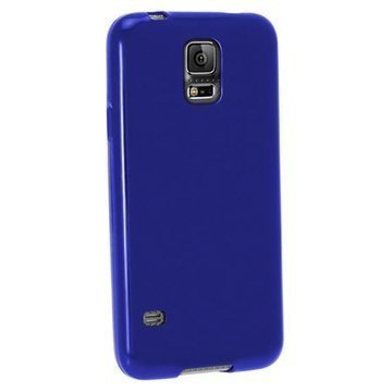 Samsung Galaxy S5 mini iGadgitz TPU-Suojakotelo Solid Sininen