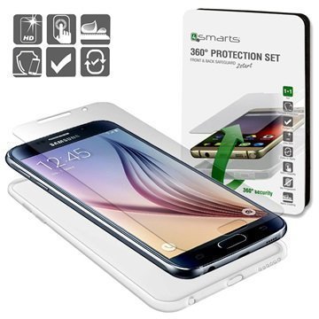 Samsung Galaxy S6 4smarts 360 Suojaussetti Läpinäkyvä