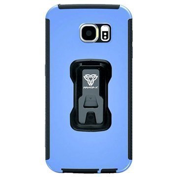 Samsung Galaxy S6 Armor-X TX-SS-S6 Rugged X-Mount Suojakuori Sininen